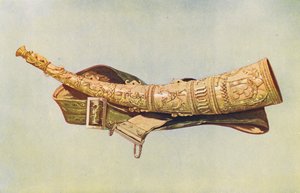 Instrumentos musicais: Oliphant (litografia a cores)