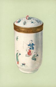 Toilette-pot, Chantilly, com design japonês (cor litho)