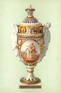Vaso, Chelsea-Derby, com alças para biscoitos (cor litho)
