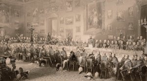 O Banquete Waterloo em Aspley House em 18 de junho de 1836.