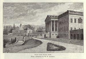 Pior Park House em Bath de William Grylls Addison