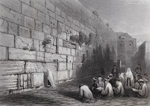 Judeus "Lugar de Lamentação, Jerusalém