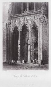 Pórtico da Catedral de Ulm (gravura)