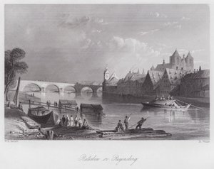 Ratisbon ou Regensberg (gravura)