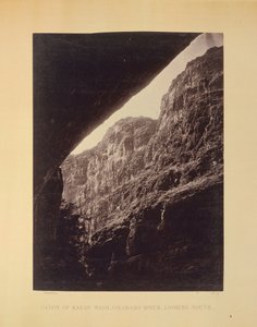 Cañon de Kanab Wash, Rio Colorado, Olhando para o Sul de William H. Bell