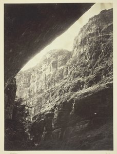Cañon de Kanab Wash, Rio Colorado, Looking South, 1872.