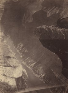 Olhando para o sul no Grand Cañon, Rio Colorado, Sheavwitz Crossing