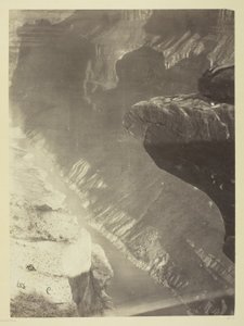 Olhando para o sul, para o Grand Cañon, rio Colorado, cruzamento de Sheavwitz de William H. Bell