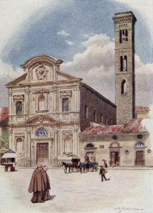 Todos os Santos, Florença (lito colorido) de William H. Parkinson