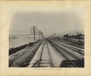 Linha principal ao longo do Susquehanna perto de Steelton de William H. Rau