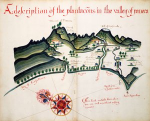 Descrição das plantações do Vale do Paneca de William Hack