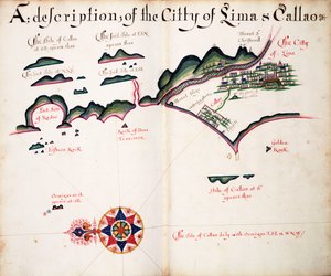 Mapa de Lima e Callao de William Hack