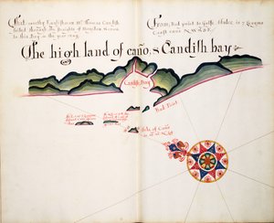As terras altas de Cano e a baía de Candish de William Hack