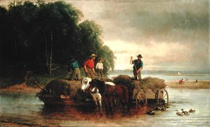 Gathering Sedge, Rio Shrewsbury, Nova Jersey de William Hahn