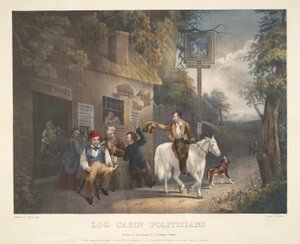 Políticos da cabana de madeira de William Hall