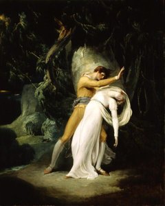 Celadon e Amelia de William Hamilton