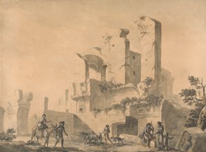 Ruínas em Roma de William Hamilton