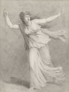 A dramaturga Sarah Siddons no papel de Euphrasia de William Hamilton