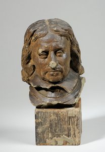 Retrato de Oliver Cromwell (cera e madeira) (ver também 440364)