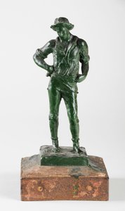 The Mower, c.1884 (cera) (ver também 440210)