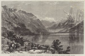 O lago de Genebra