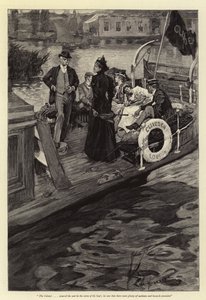 Passeios de barco no Tamisa de William Hatherell