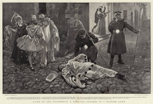 Amanhecer na quarta-feira de cinzas, uma tragédia de carnaval em uma cidade espanhola de William Hatherell