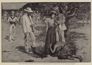 Ilustração para um triunfo da civilização, por Grant Allen de William Hatherell