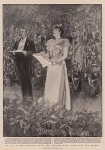 Em auxílio do Fundo de Esposas e Famílias dos Oficiais, God Save the Queen de William Hatherell