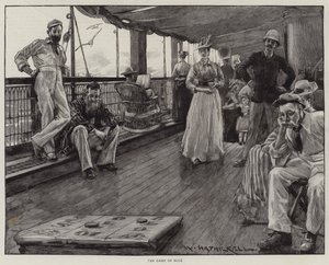 Vida no mar em um forro australiano de William Hatherell