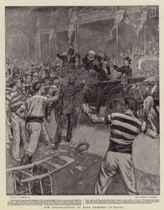 O Assassinato do Rei Humberto em Monza de William Hatherell