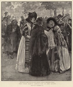 A primeira aparição pública da rainha de William Hatherell