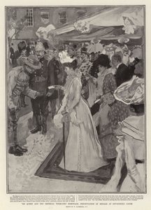 A Rainha e os Hospitais Imperiais Yeomanry, Apresentação de Medalhas na Casa Devonshire