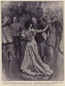 A visita do príncipe herdeiro alemão a Viena, o baile estatal de William Hatherell