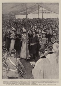A visita do Príncipe de Gales a Eastbourne, o serviço dos pastores no Agricultural Show de William Hatherell