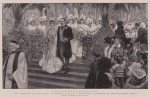 O casamento do Conde de Crewe e Lady Margaret Primrose na Abadia de Westminster
