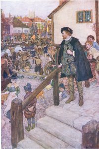 O maior inglês (William Shakespeare), da My Magazine, pub.1922 de William Hatherell