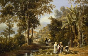 Cena de jardim na costa de Bragança, Rio de Janeiro, 1827