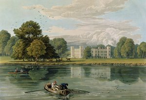 Casa Sion, gravada por Robert Havell (1769-1832) 1815 (gravura a cores)