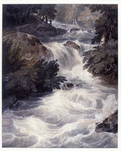 Cachoeira em Ambleside, visto através de uma janela, 1807