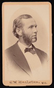 Retrato de Gerry Whiting Hazleton 1829-1920, antes de 1876. de William Hayward Sherman