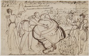 Um beijo no congresso, 1818 de William Heath