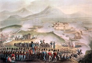 Batalha de Toulouse, 10 de abril de 1814, gravada por Thomas Sutherland (bc1785) (aquatint)