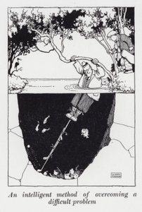 Um método inteligente para superar um problema difícil (litho) de William Heath Robinson
