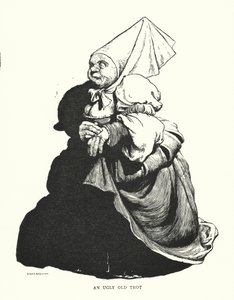 Um trote velho e feio (litho) de William Heath Robinson