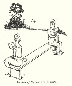 Outra pequena dica da Natureza (litho) de William Heath Robinson