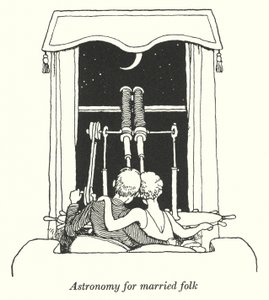 Astronomia para pessoas casadas (litho) de William Heath Robinson