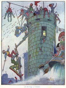 No cerco de Orleans de William Heath Robinson