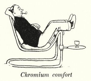 Conforto do crómio (litho) de William Heath Robinson