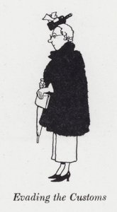 Evasão da Alfândega (litho) de William Heath Robinson